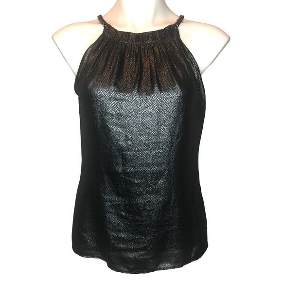 Cache Metallic Gray Camisole - Size Small - Picture 2 of 9